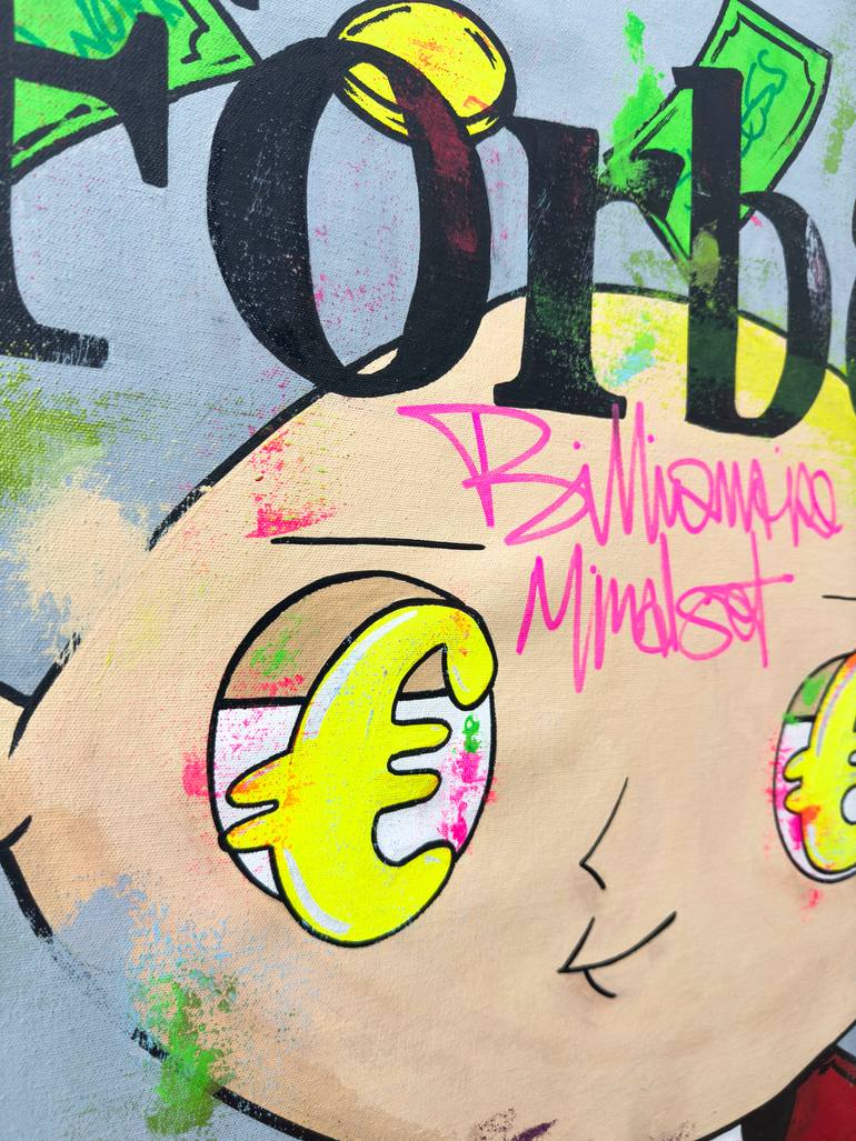 Original Pop Art Cartoon Painting by Carlos Pun