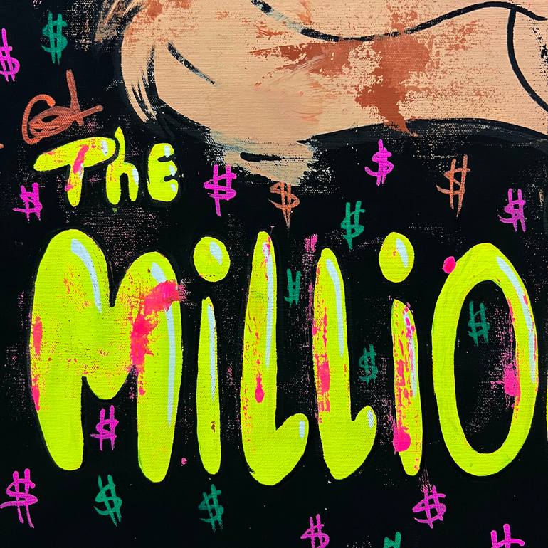 Original Street Art Cartoon Painting by Carlos Pun