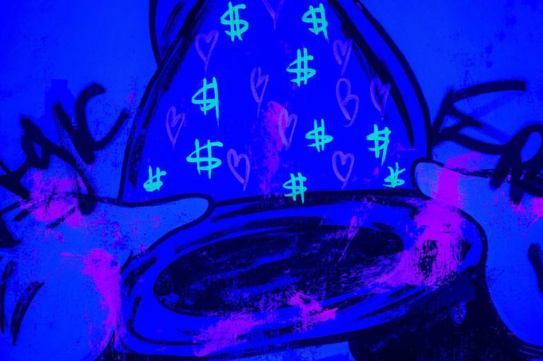 Original Street Art Cartoon Painting by Carlos Pun