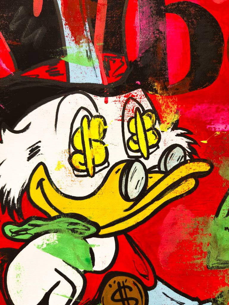 Happy Times Scrooge McDuck (Balthazar Picsou) Painting by Carlos Pun |  Saatchi Art Indonesia