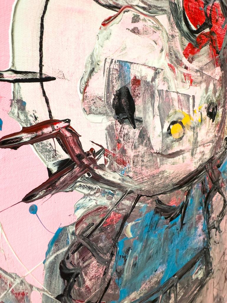 Original Contemporary Cartoon Painting by Carlos Pun