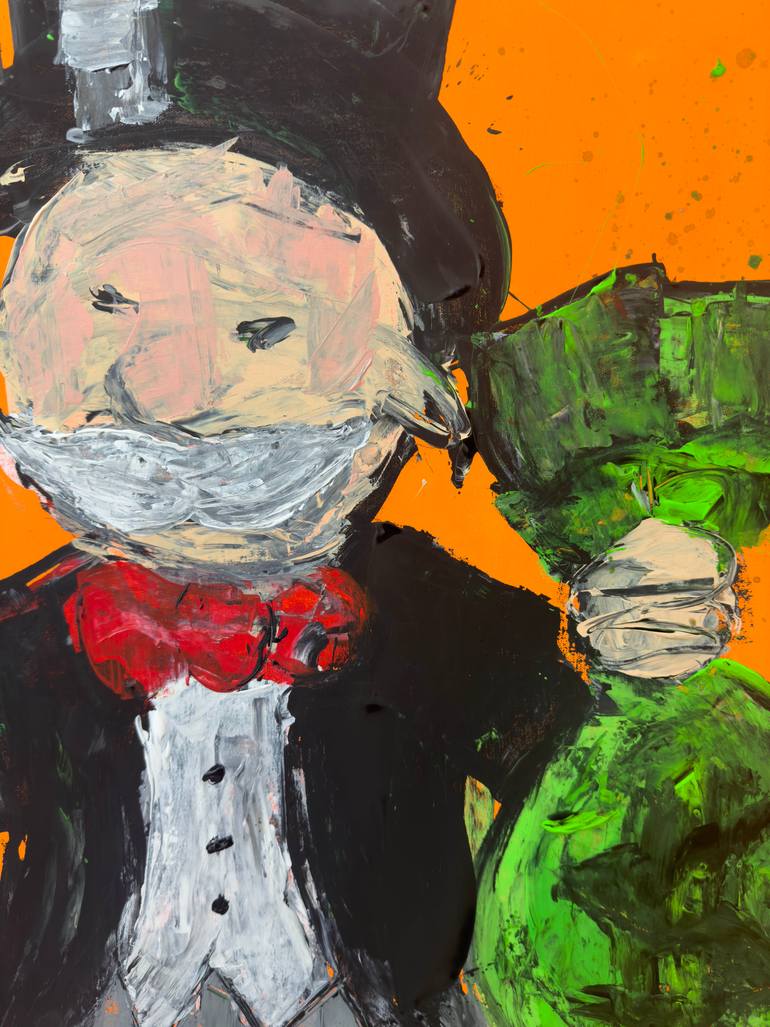 Original Contemporary Cartoon Painting by Carlos Pun