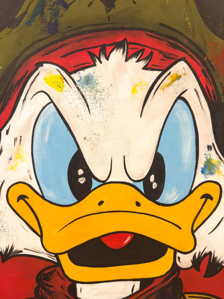 Original Street Art Cartoon Painting by Carlos Pun