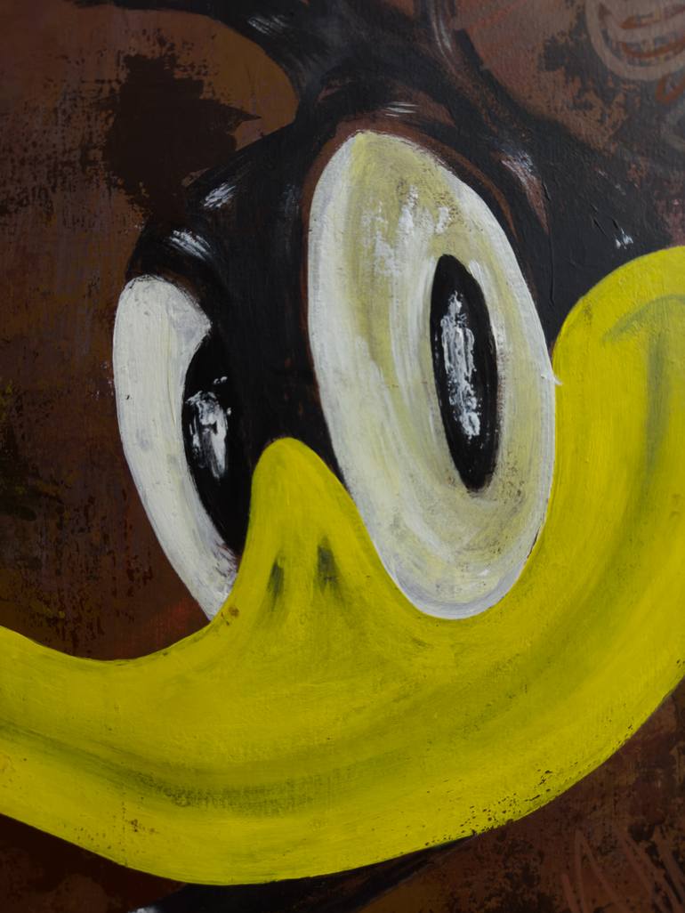 Original Pop Art Cartoon Painting by Carlos Pun
