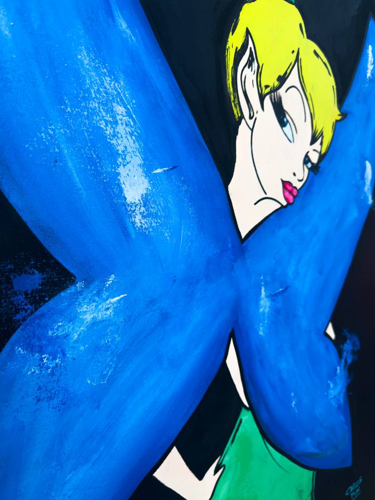 Original Pop Art Cartoon Painting by Carlos Pun