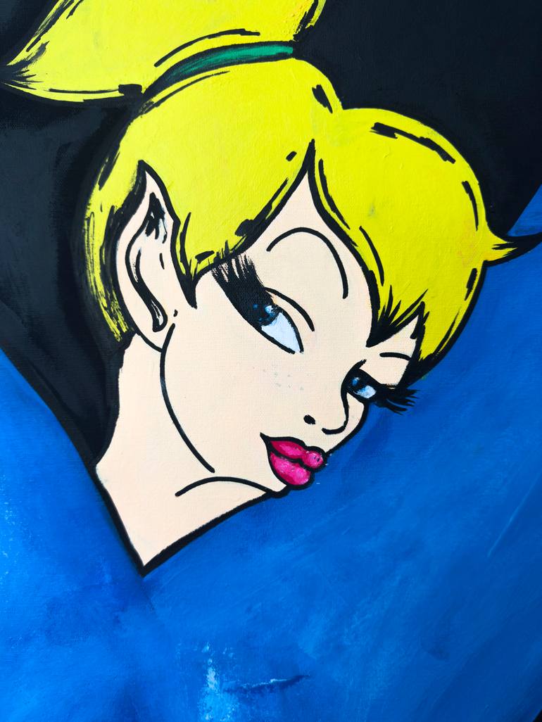 Original Pop Art Cartoon Painting by Carlos Pun