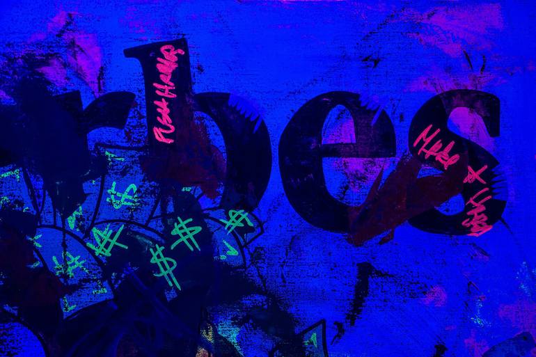 Original Pop Art Cartoon Painting by Carlos Pun