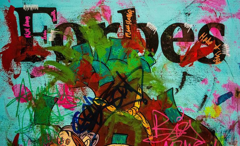 Original Pop Art Cartoon Painting by Carlos Pun