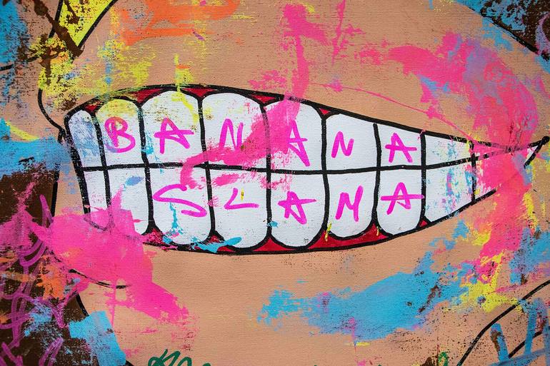 Original Pop Art Cartoon Painting by Carlos Pun