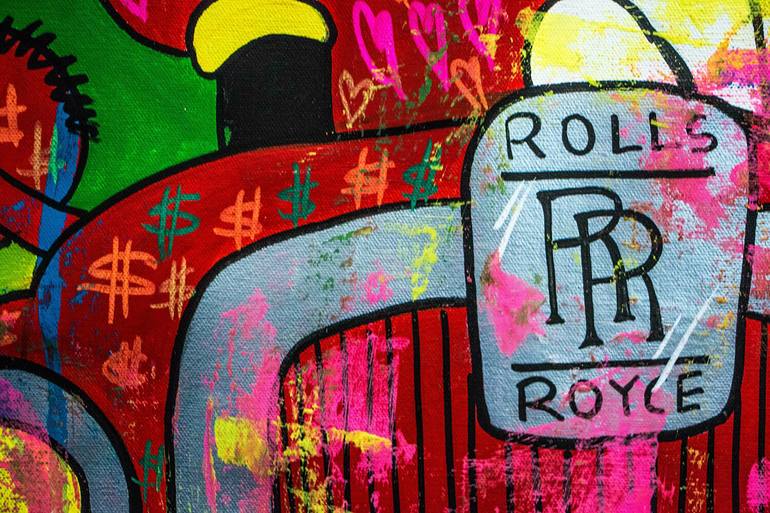 Original Pop Art Cartoon Painting by Carlos Pun