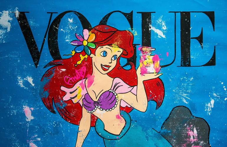 Original Pop Art Cartoon Painting by Carlos Pun
