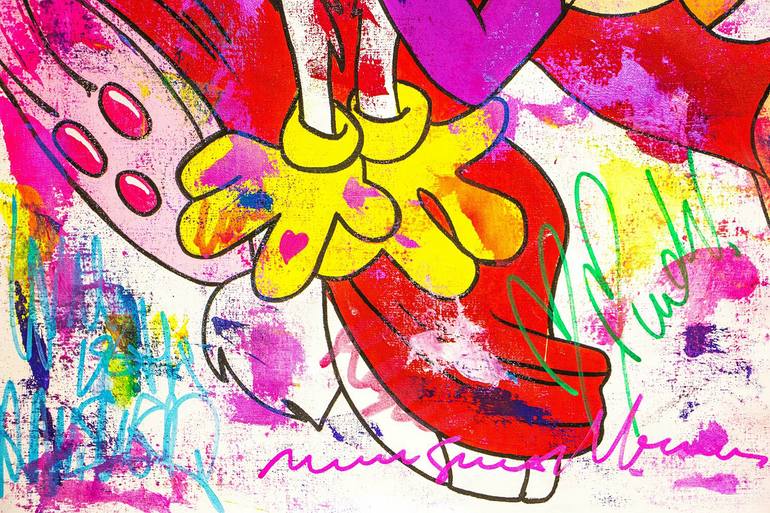 Original Pop Art Cartoon Painting by Carlos Pun