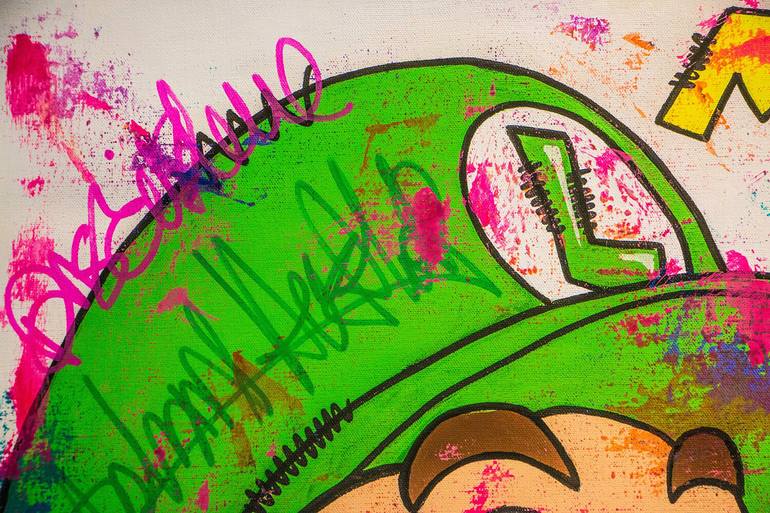 Original Pop Art Cartoon Painting by Carlos Pun