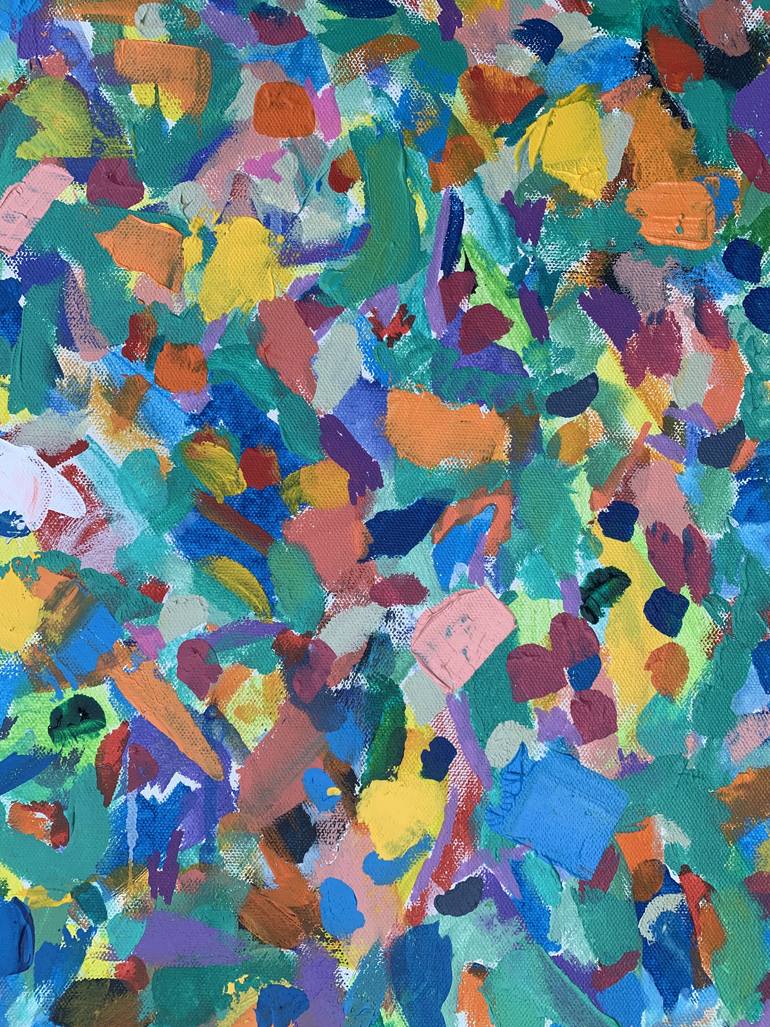 Original Abstract Expressionism Abstract Painting by Karen Weiss