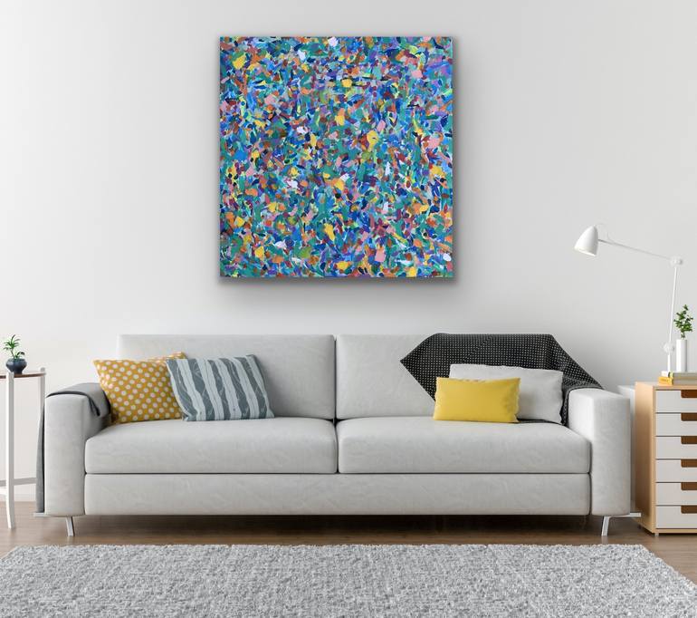 Original Abstract Expressionism Abstract Painting by Karen Weiss