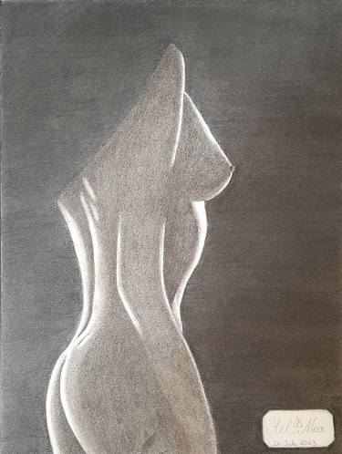 Original Fine Art Body Drawings by Helena Marinkova