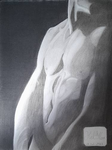 Print of Body Drawings by Helena Marinkova