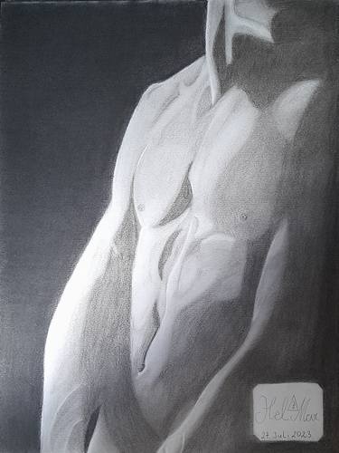 Original Fine Art Body Drawings by Helena Marinkova