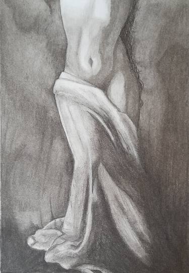Original Body Drawing by Helena Marinkova
