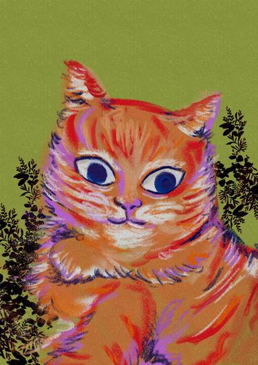Print of Digital Art Cats Drawings by Rita Lin