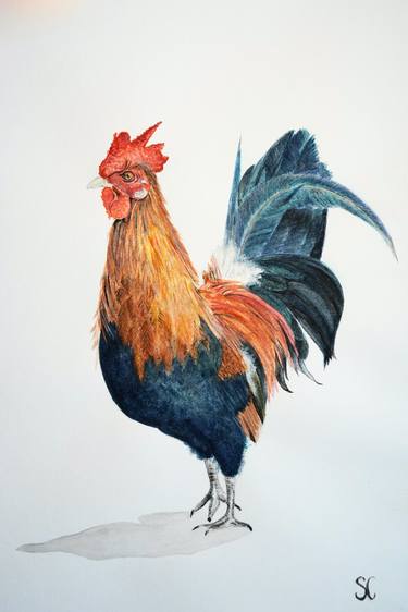 Original Fine Art Animal Paintings by Sabine Chauvin