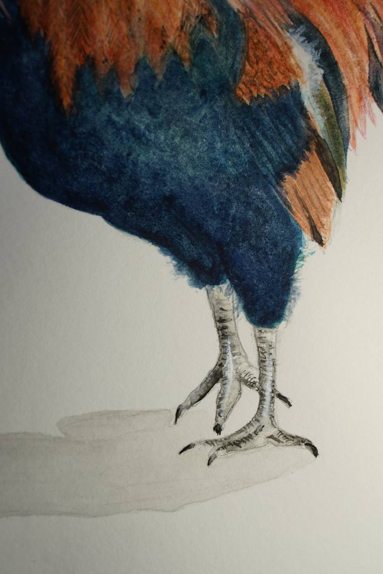 Original Illustration Animal Painting by Sabine Chauvin