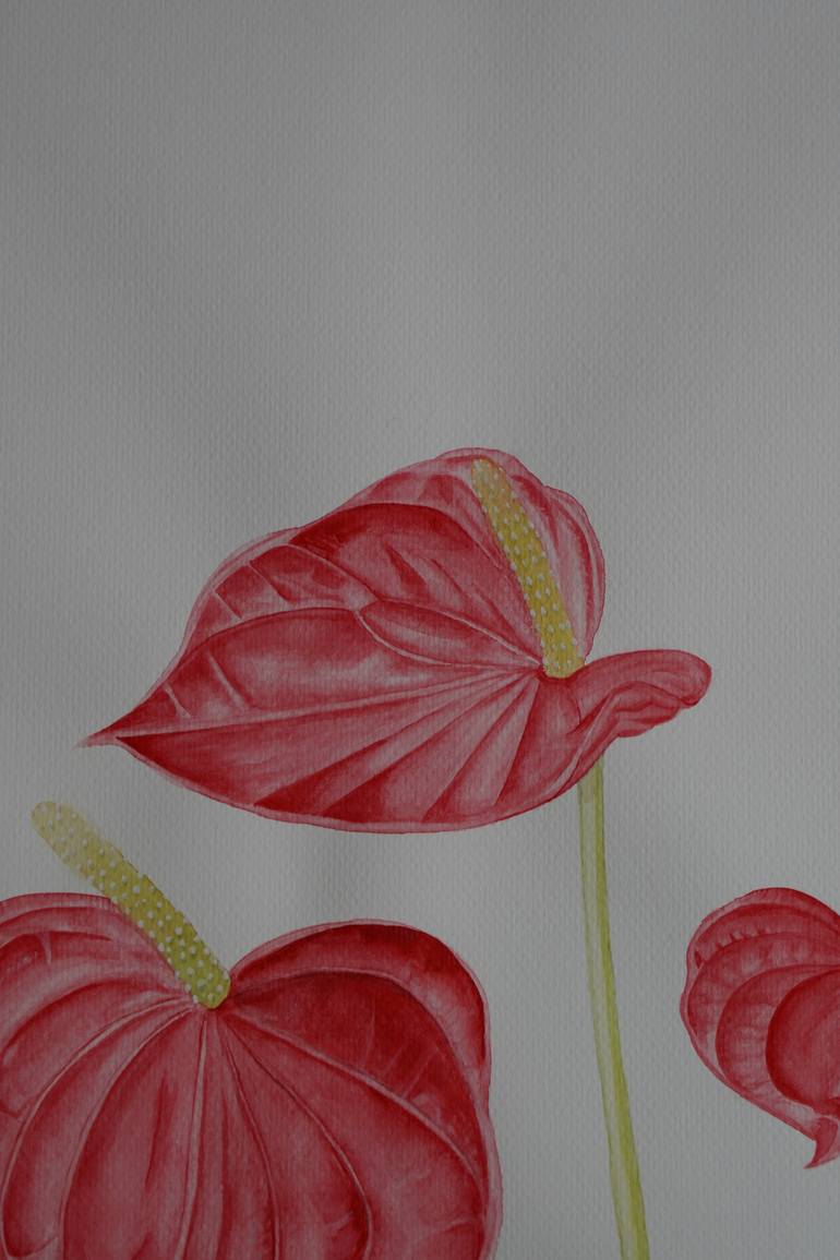Original Illustration Botanic Painting by Sabine Chauvin