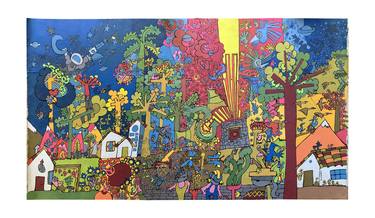 Original Abstract Nature Painting by Andrés García
