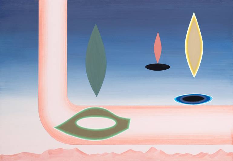 Print of Modernism Abstract Paintings by Maevaughn Chiu
