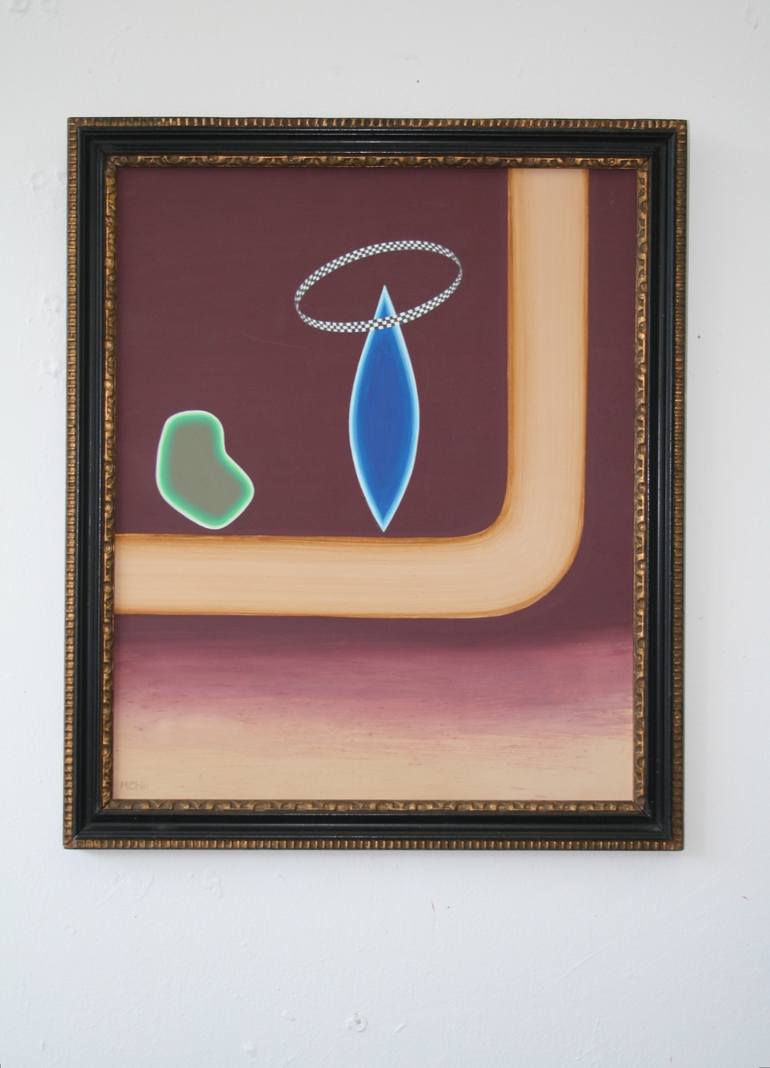 Original Surrealism Abstract Painting by Maevaughn Chiu