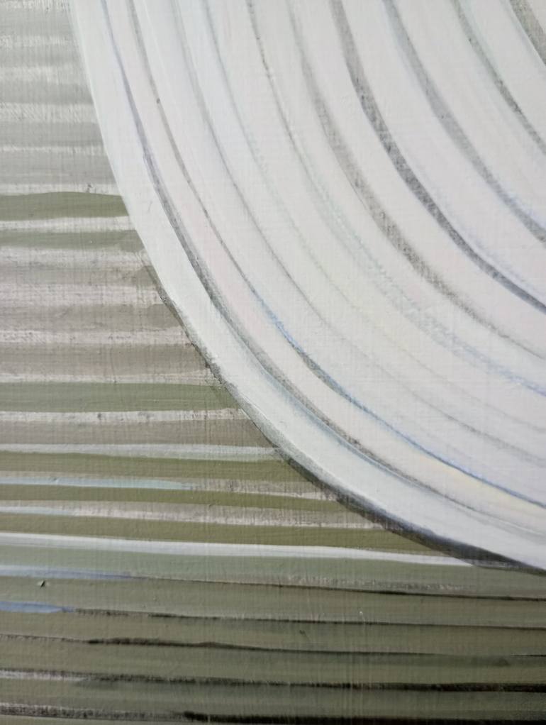 Original Bauhaus Abstract Painting by Maevaughn Chiu