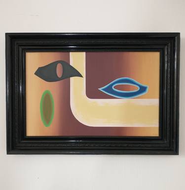 Abstract #17 in Black Antique Frame thumb