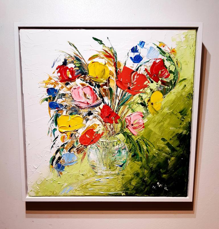 Original Contemporary Floral Painting by Arleta Berta