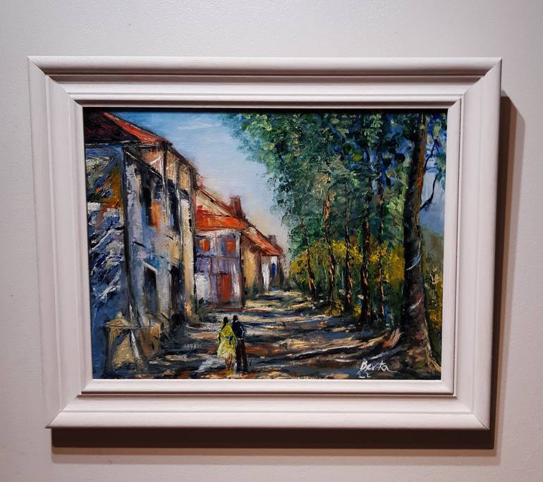 Original Impressionism Landscape Painting by Arleta Berta