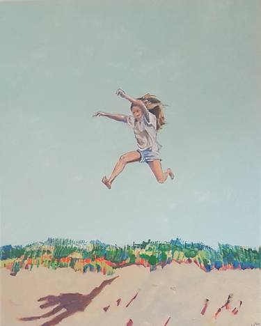 Print of Impressionism Beach Paintings by Kathrin Flöge