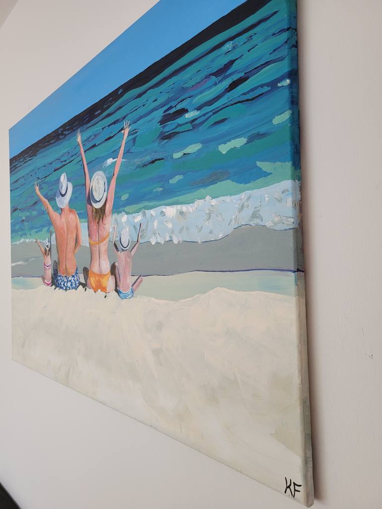 Original Contemporary Beach Painting by Kathrin Flöge