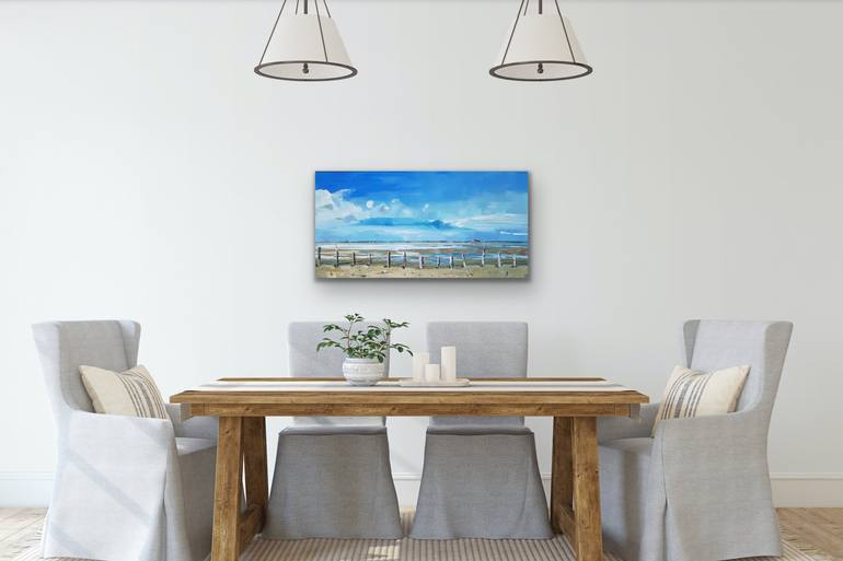 Original Fine Art Beach Painting by Kathrin Flöge