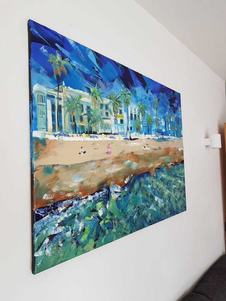 Original Fine Art Beach Painting by Kathrin Flöge