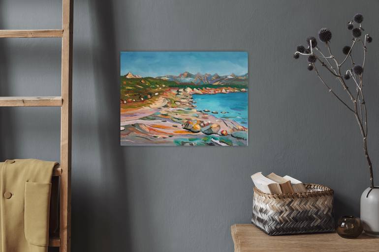 Original Expressionism Seascape Painting by Kathrin Flöge