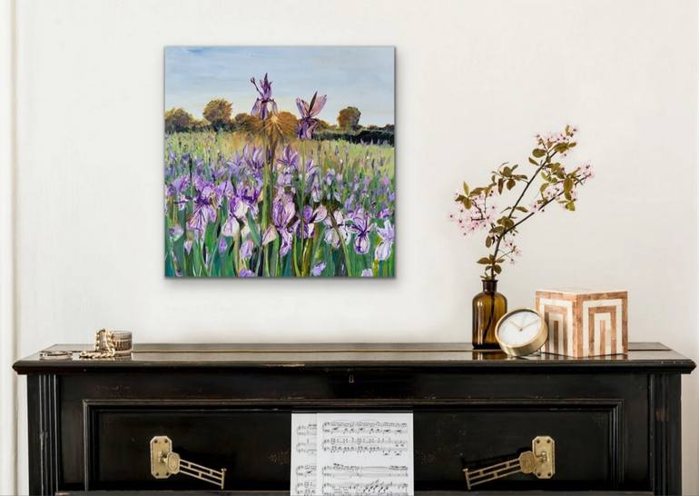 Original Figurative Floral Painting by Kathrin Flöge