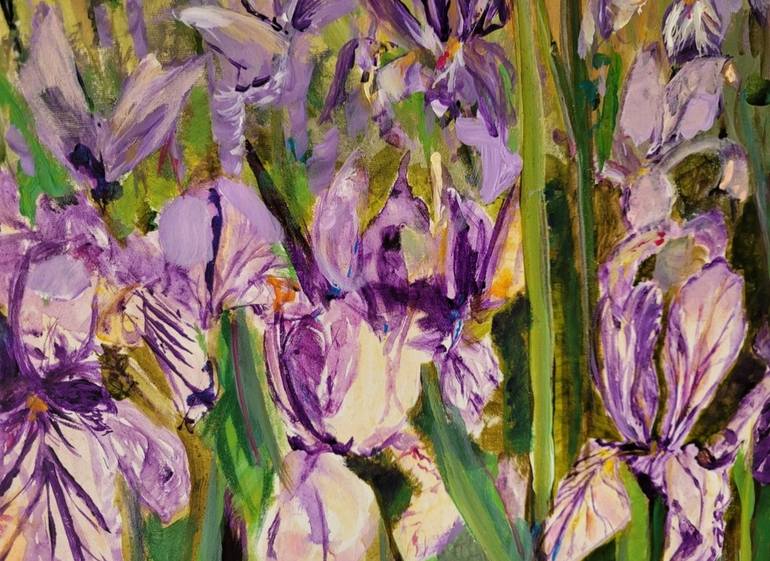 Original Figurative Floral Painting by Kathrin Flöge