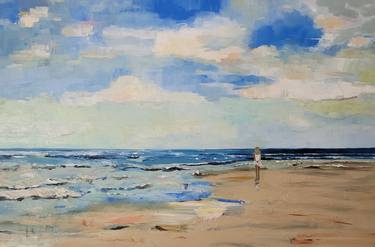 Original Figurative Seascape Paintings by Kathrin Flöge