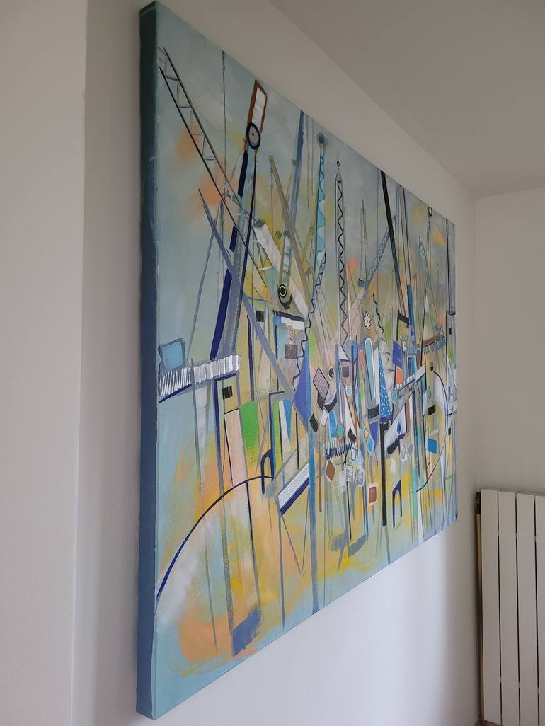 Original Abstract Painting by Kathrin Flöge