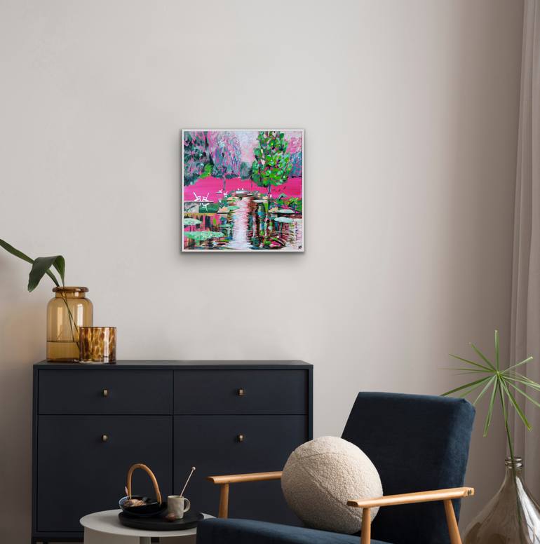 Original Expressionism Garden Painting by Kathrin Flöge