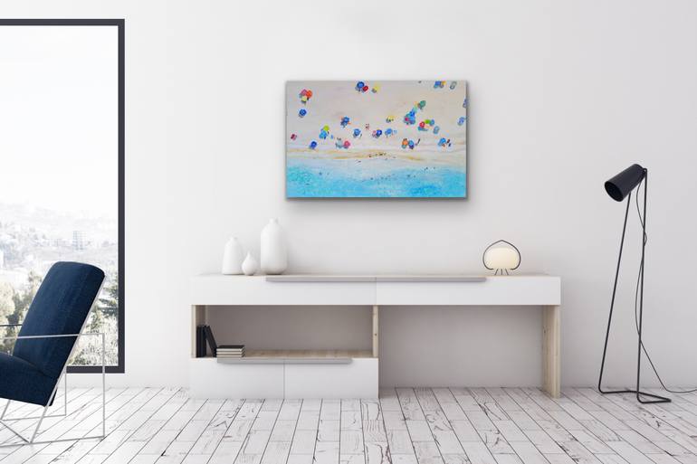 Original Contemporary Beach Painting by Kathrin Flöge