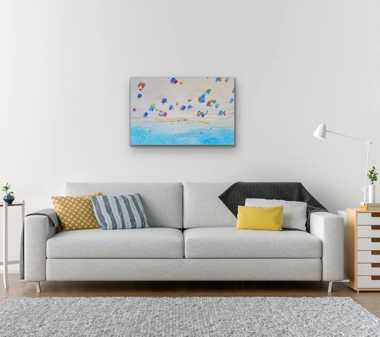 Original Contemporary Beach Painting by Kathrin Flöge