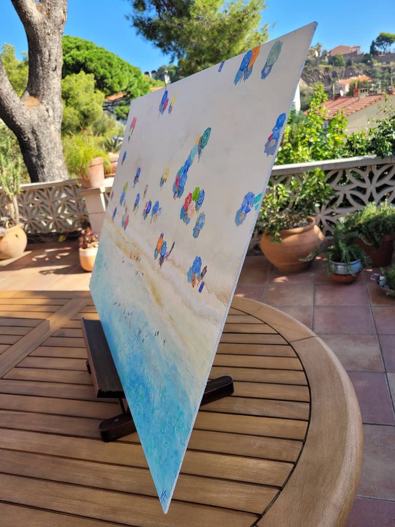 Original Contemporary Beach Painting by Kathrin Flöge