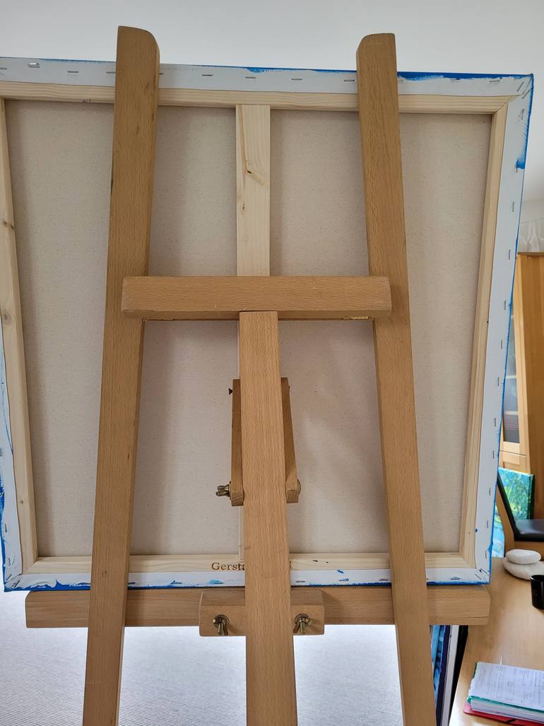 Original Abstract Beach Painting by Kathrin Flöge