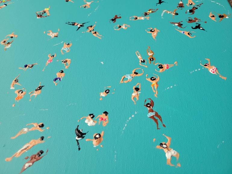Original Figurative Water Painting by Kathrin Flöge