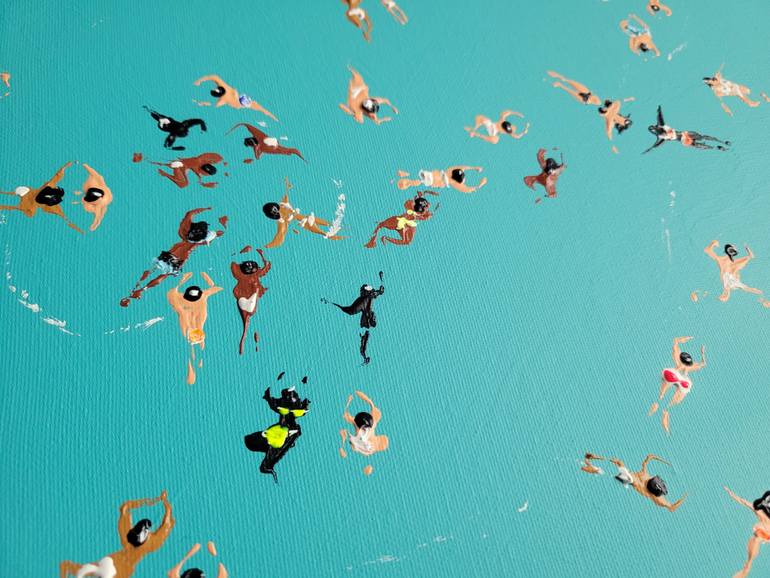 Original Figurative Water Painting by Kathrin Flöge